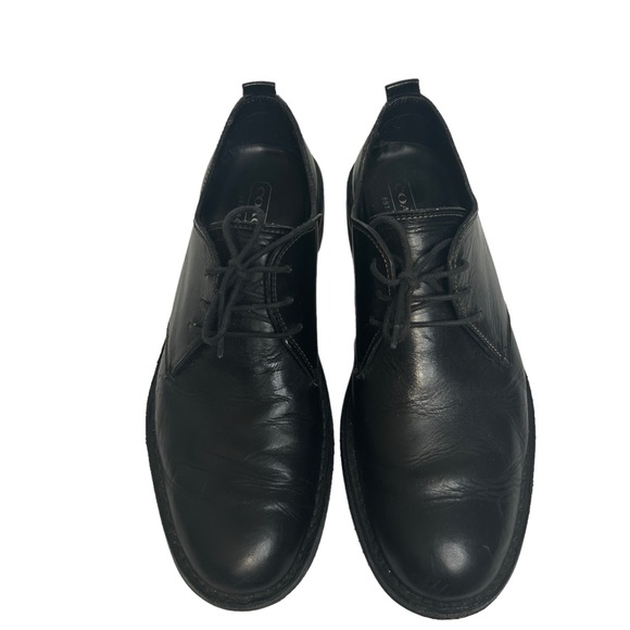 Men’s Coach Bowie Black Leather Oxford Shoes Sz 13 - Picture 4 of 12